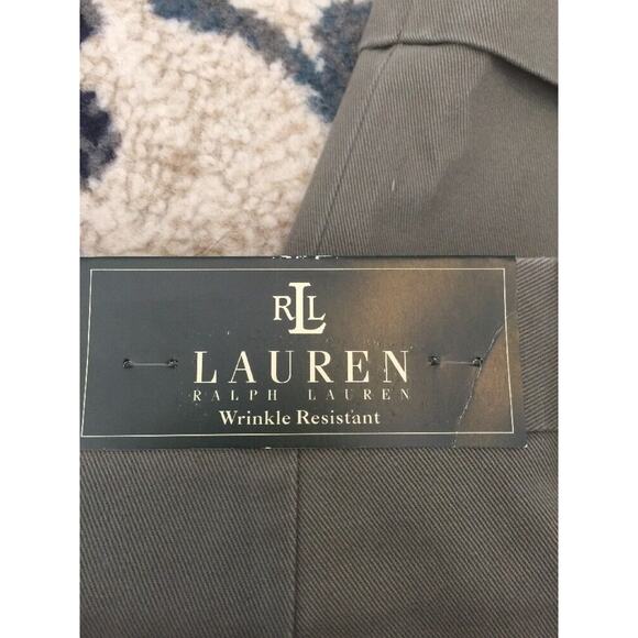 Mens Lauren Ralph Lauren Pants New Olive Wrinkle Resistant 34w X 32l NWT Chinos - Picture 9 of 12